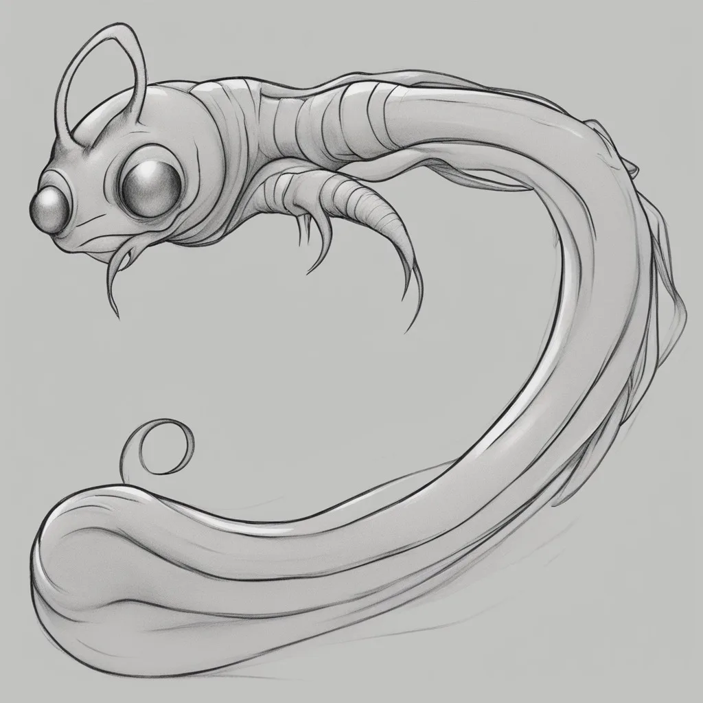 How to draw Whipworm How to draw Whipworm