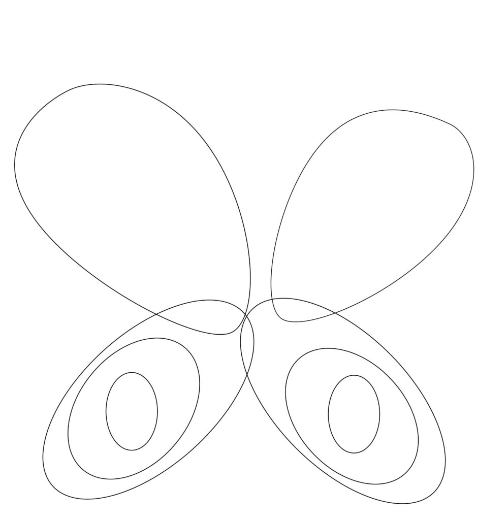How to draw a butterfly - 2