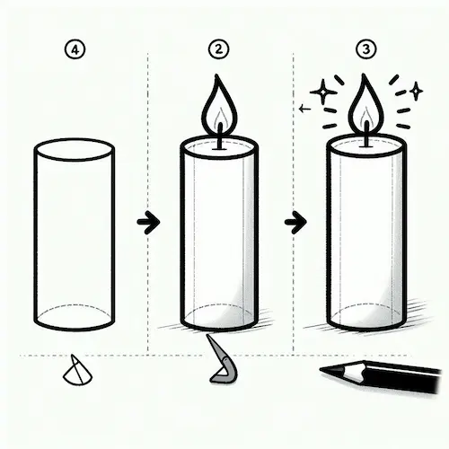 You are currently viewing How to Draw a Candle: Bring Peace and Light to Your Sketches