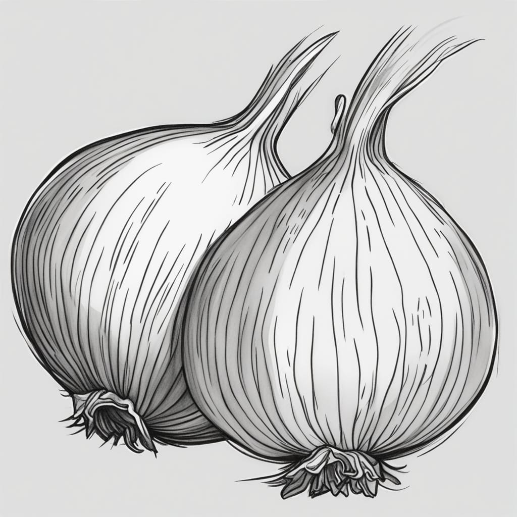 How to draw a Onion