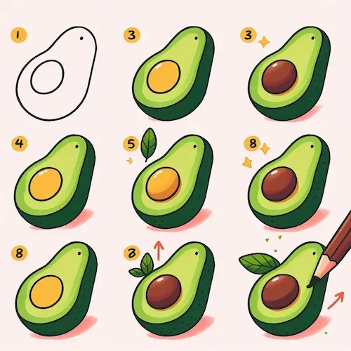 You are currently viewing How to Draw an Avocado in 5 Easy Steps for Beginners