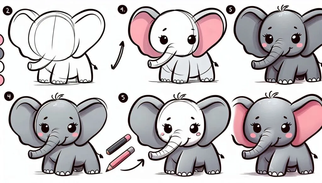 How to draw an elephant How to draw an elephant Trying drawing