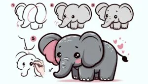 Read more about the article How to draw an elephant: 10 Easy Step-by-Step Guide to Elephant Drawing
