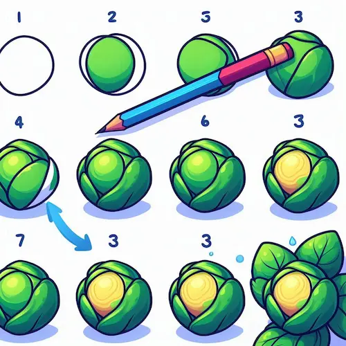 You are currently viewing How to Draw Brussels Sprouts: A Fun and Simple Drawing Tutorial