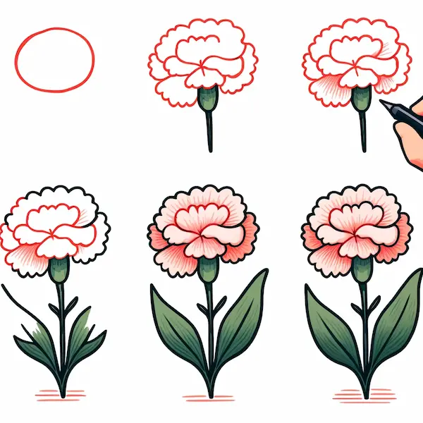 You are currently viewing How to Draw Carnations: A Fun and Easy Tutorial for Beginners