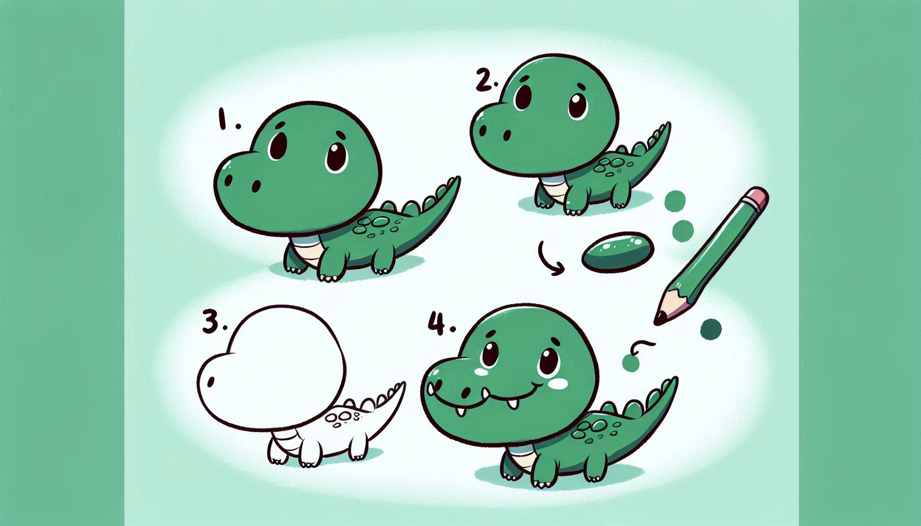 You are currently viewing How to draw crocodile