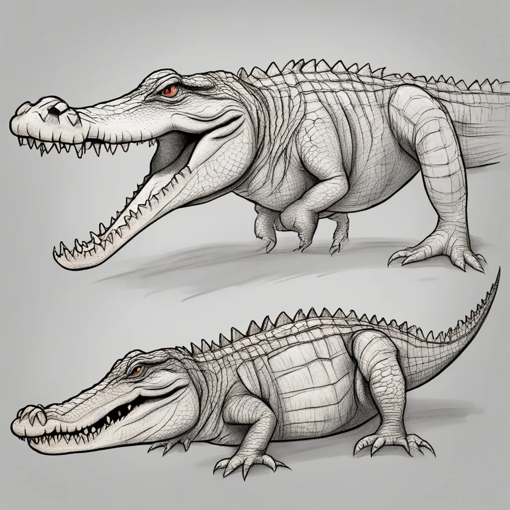 How to draw crocodile How to draw crocodile