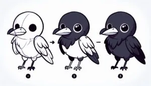 Read more about the article How to Draw a Crow: Perfect Your Bird Drawing Skills