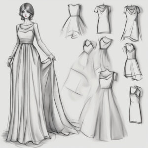 Read more about the article How to draw a dress: Master the 7 step by step guide