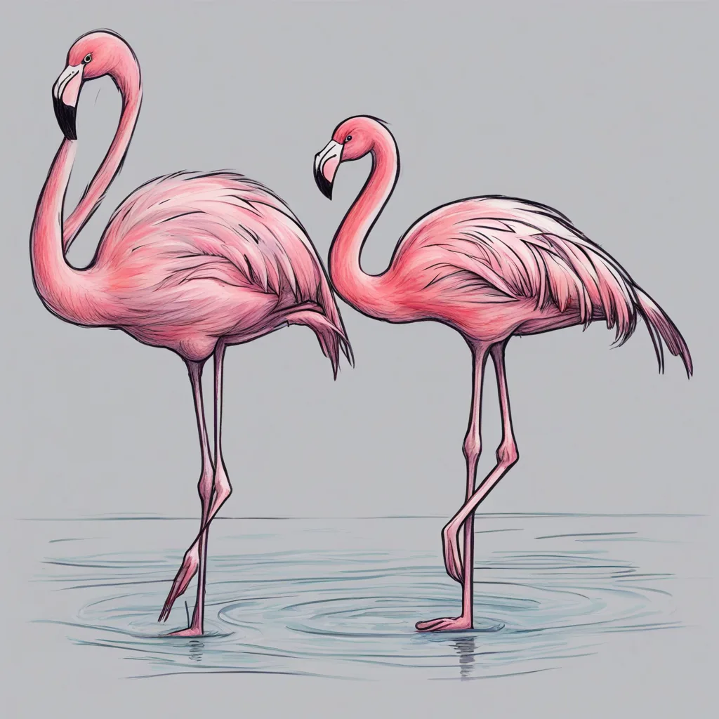 How to draw flamingo How to draw Flamingo