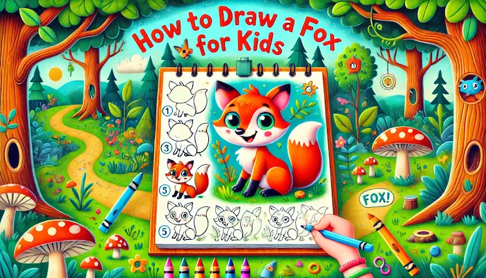 You are currently viewing How to Draw a Fox for Kids: A Complete Step-by-Step Guide