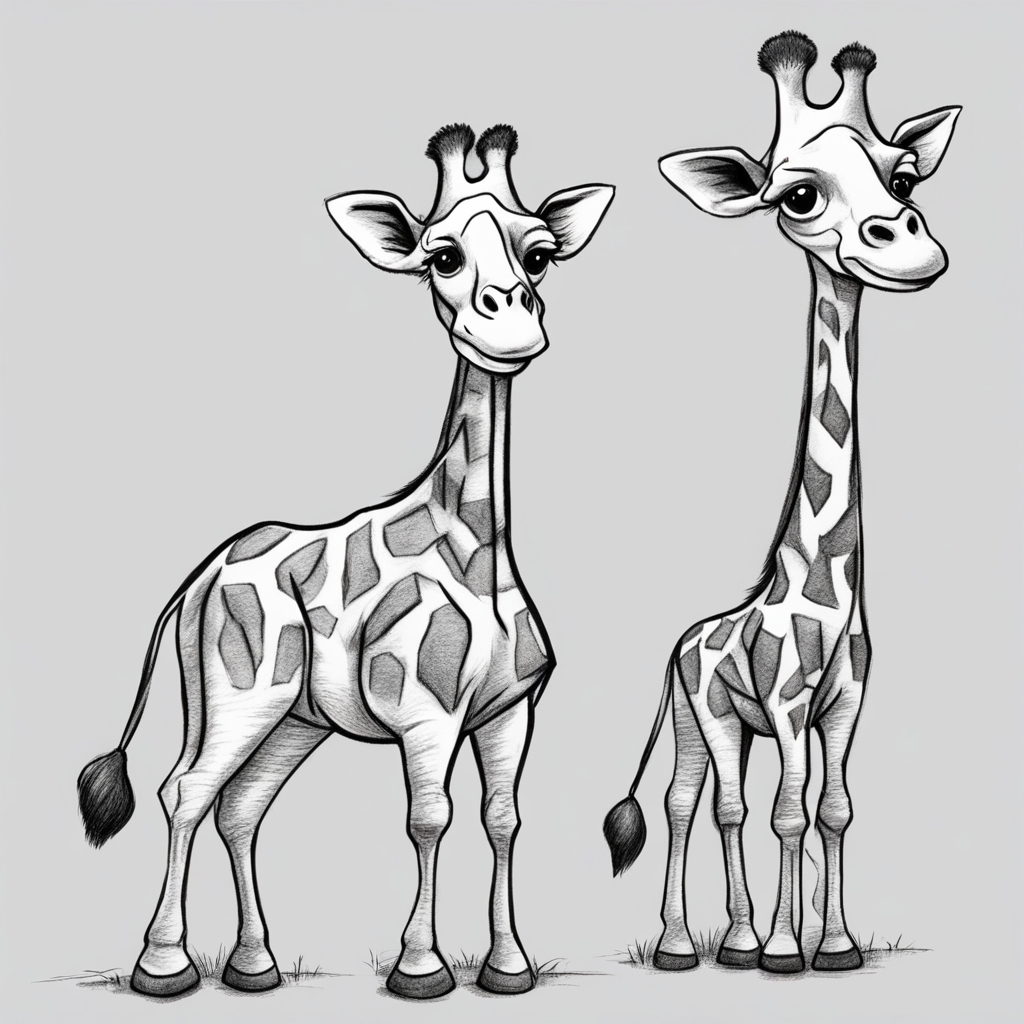 How to draw Giraffe