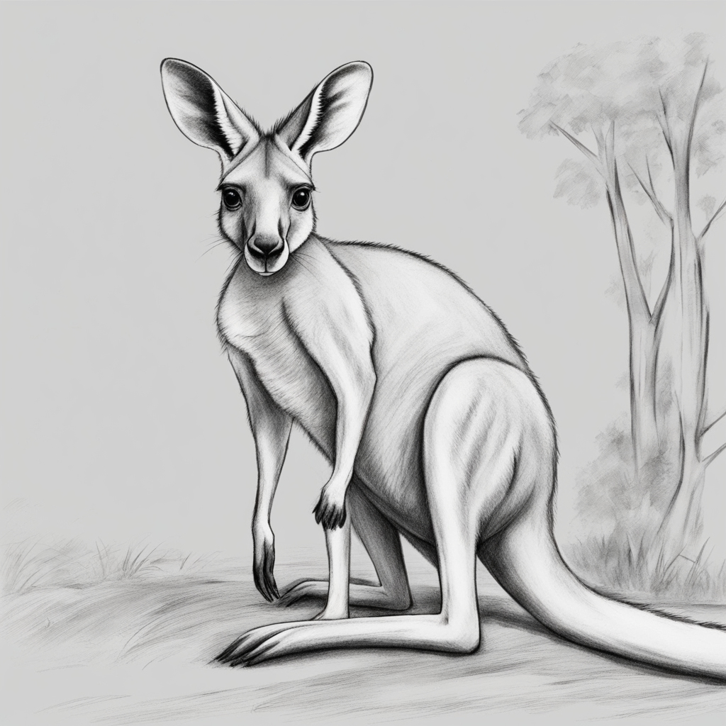 How to draw Kangroo