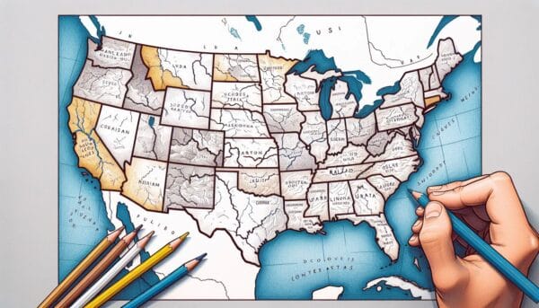 How to draw map: A Fun and Educational Guide - Trying drawing