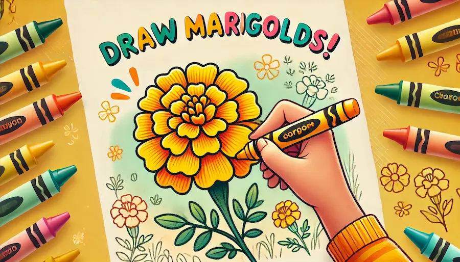 How to Draw Marigold: A Complete Tutorial for Flower Art Enthusiasts ...