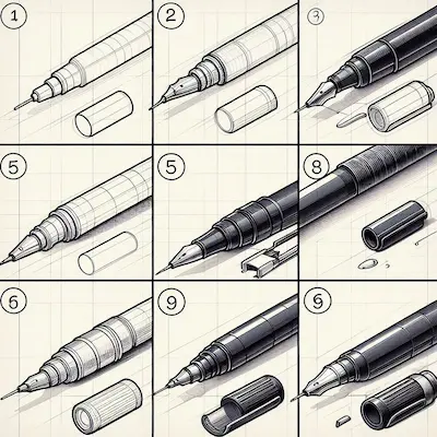 You are currently viewing How to draw a pen