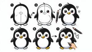 Read more about the article How to draw penguin