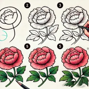 Read more about the article Master the Art of Peony Drawing: Tips and Tricks for Beautiful Flowers