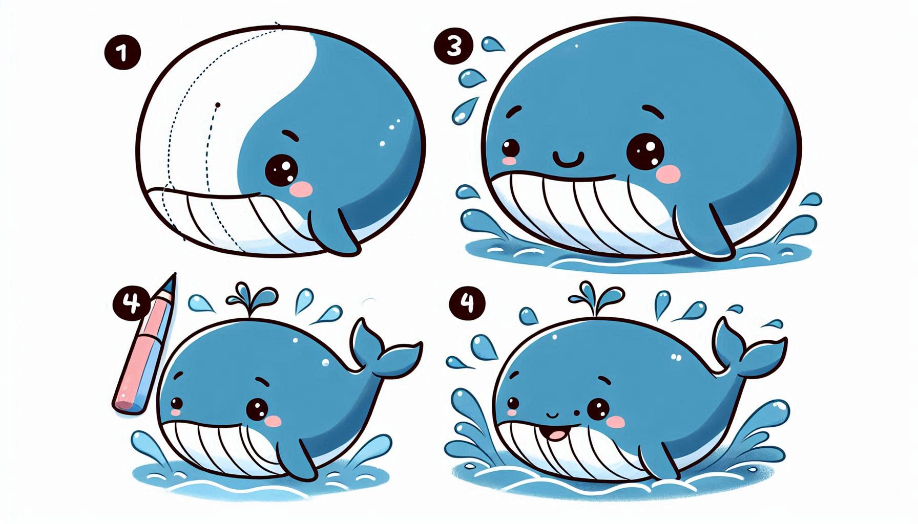 Read more about the article How to draw whale
