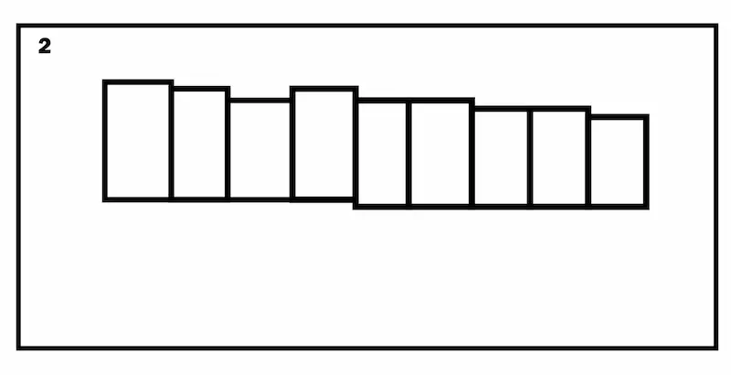 How to draw zebra crossing step2