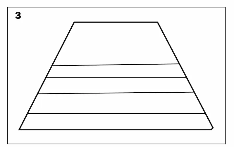 How to draw zebra crossing step 3