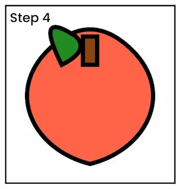 apple drawing step 4 01 How to draw an apple step 4