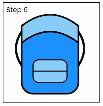 backpackdrawingstep6 01 How to Draw a Backpack Step 6