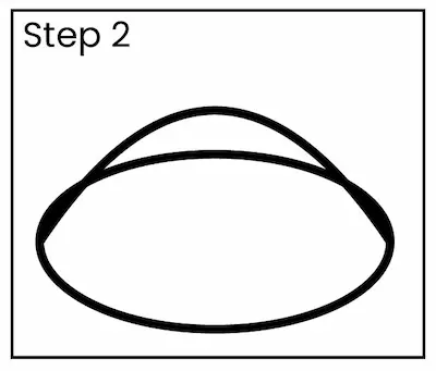 basket drawing step 2 01 Draw basket step 2