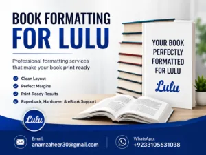 Read more about the article Best Book Formatting for Lulu: Professional Print and eBook Formatting Services