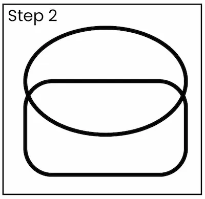 bread drawing step 2 01 Draw bread step 2