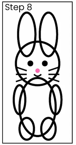 bunny drawing step 8 01 Bunny Drawing step 8