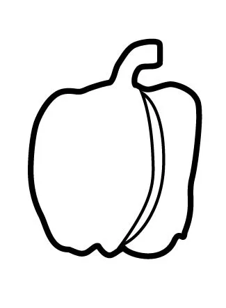 capsicum 02 01 How to draw a Capsicum
