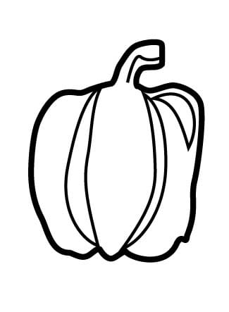 How to draw a Capsicum