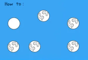 Read more about the article How to draw Moon : 5 Easy Step by Step Guide to Moon drawing