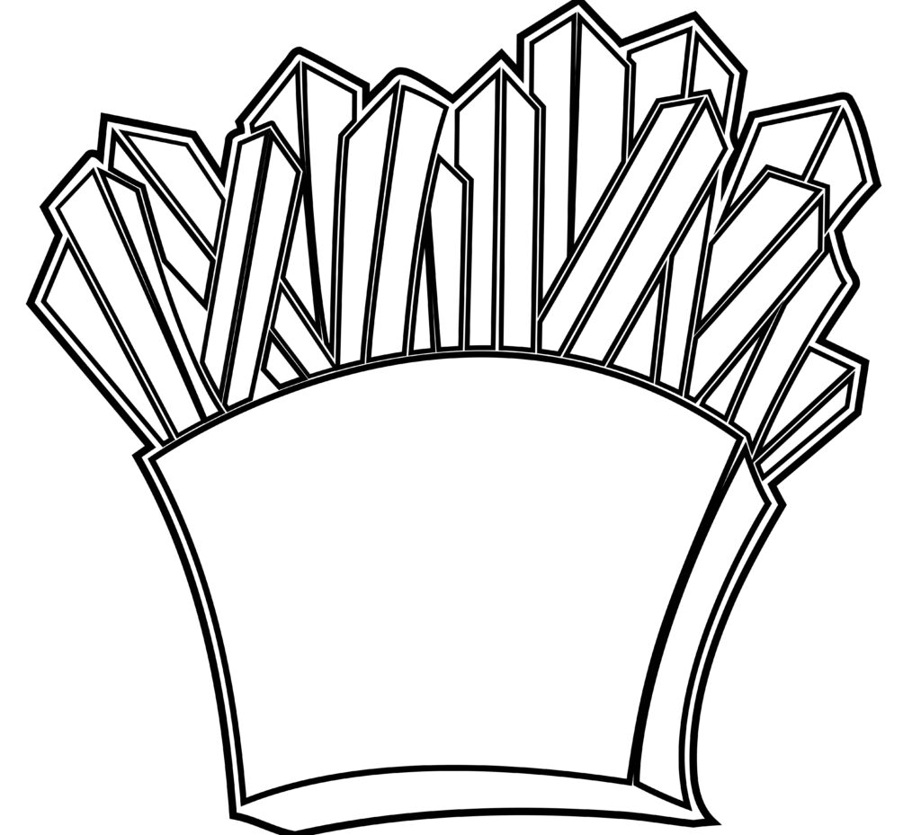 How to draw a MacDonald's Fries