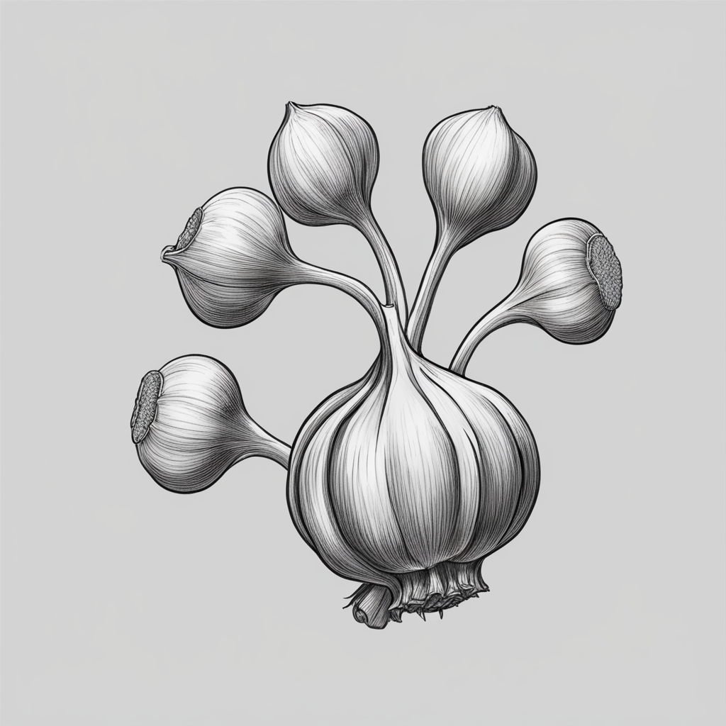 Read more about the article How to draw garlic