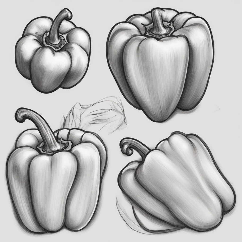 You are currently viewing How to draw bell peppers