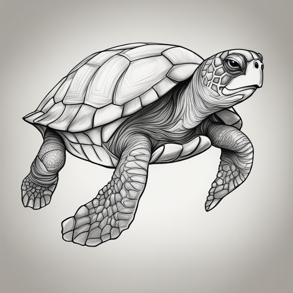 How to draw turtle