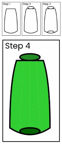 lady finger drawing all steps lady finger drawing all steps