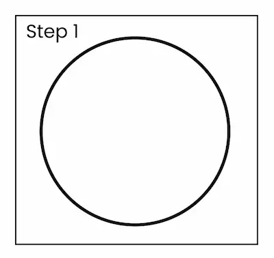 moondrawing1 01 Moon Drawing Step 1