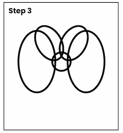 orchid drawing step 3 01 Orchids flower drawing step 3