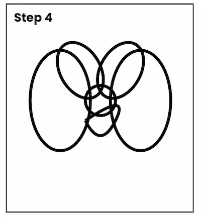 orchid drawing step 4 01 Orchids flower drawing step 4