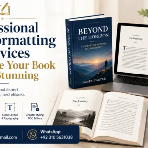 Professional Book Formatting Services for self-published authors