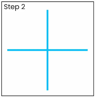 snowflake drawing step 2 01 Draw Snowflakes step 2