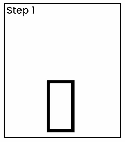 tree drawing step 1 01 How to draw tree step 1