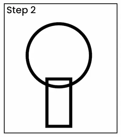 tree drawing step 2 01 How to draw tree step 2