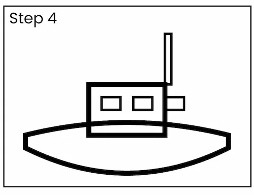 yacht drawing step 4 01 How to draw a yacht step 4